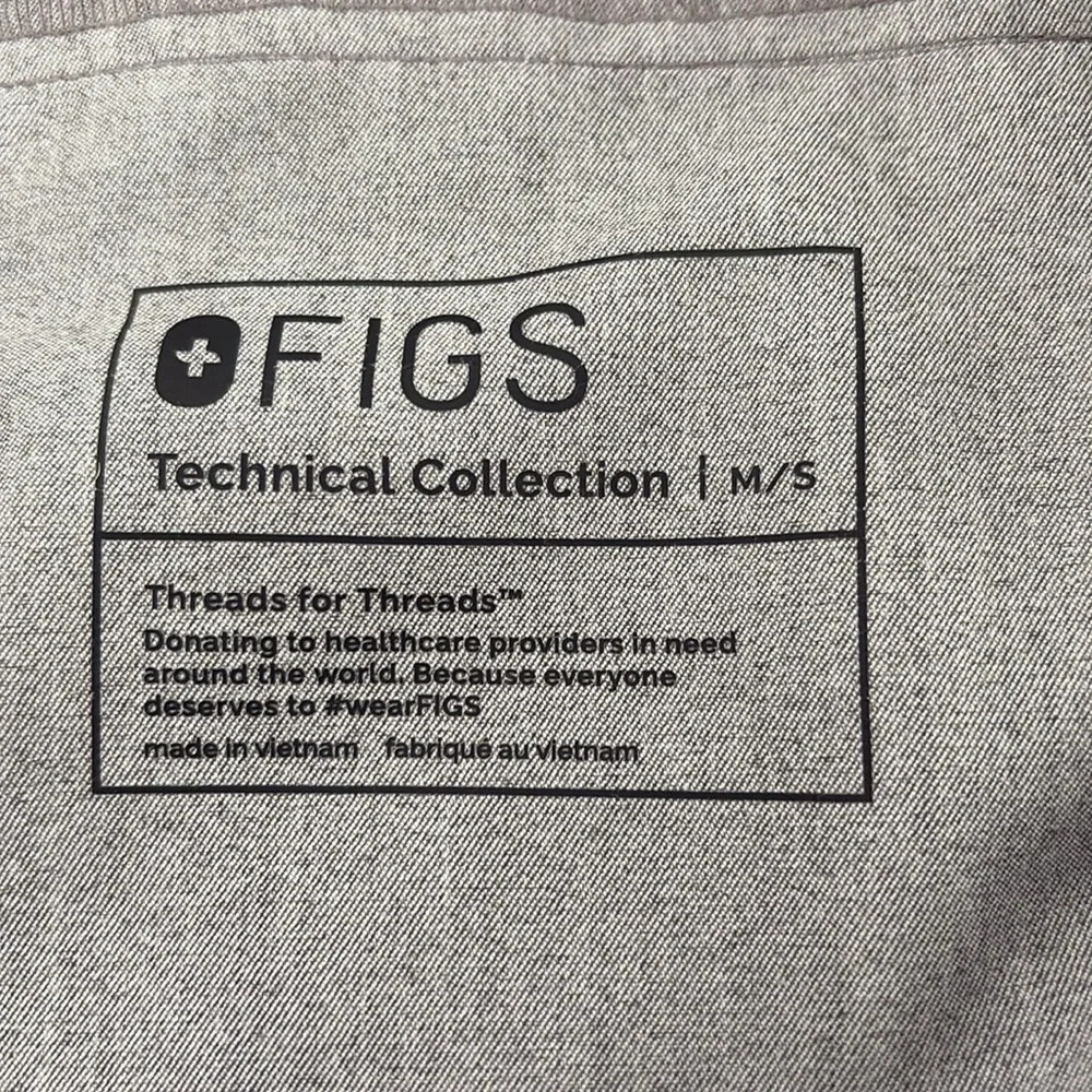 Figs Men’s Tansen Jogger Scrub Pants Grey Size‎ M/S Medium Short